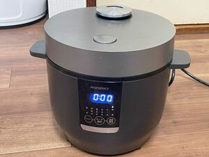 mononics モノニクス 12・RICE COOKER ライスクッカー MN-RC12-BK 4合炊き 2022年製 マイコン式 炊飯器