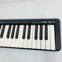 1SC33 Roland ローランド MIDI キーボード A-49-BK 楽器 通電OK 中古 現状品 動作未確認_画像4