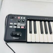 1SC33 Roland ローランド MIDI キーボード A-49-BK 楽器 通電OK 中古 現状品 動作未確認_画像2