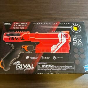 未開封品★ナーフ ライバル クロノス レッド　Nerf Rival Kronos XVIII-500 RED(並行輸入品)