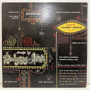 ●即決LP VA / Songs Of Rodgers & Hart Songs of Johnny Green DL3014 j39713 米オリジナル10インチ。黒銀艶Dg Mono 