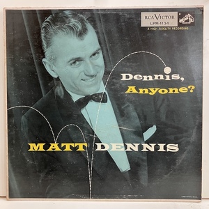 ●即決VOCAL LP Matt Dennis / Dennis Anyone Lpm1134 jv6031 米オリジナル Dg 犬 Mono マット・デニス