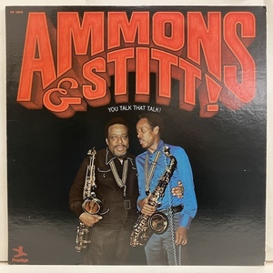 ●即決LP Gene Ammons Sonny Stitt / You Talk That Talk Prst-10019 j39855 米オリジナル、草ツヤ、Vangelder刻印 ソニー・スティット