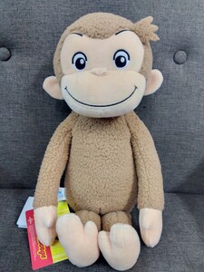 Curious George　おさるのジョージ　Ｌぬいぐるみ　もこもこver.　2023　未使用非売品