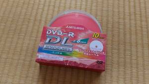  Mitsubishi химия носитель информации DHR85HP10S DVD-R DL 8.5GB одна сторона 2 слой 10 листов ось принтер bru новый товар нераспечатанный товар 