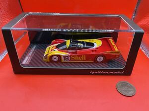 【新品激レア】 IG-MODEL 1/43 ignition model イグニッションモデル PORSCHE 962C #19 1988 Le Mans Shell 黄 赤 