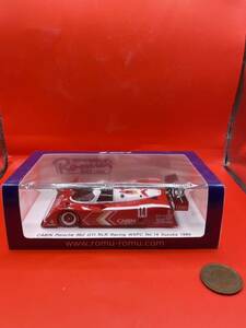 【新品激レア】 1/43 スパーク spark CABIN Porsche 962 GTI RLR Racing WSPC ♯14　Suzuka 1989 ポルシェミニカータバコ