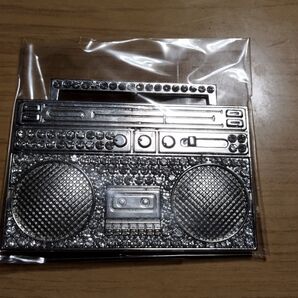 ラジカセ ラインストーン ベルト用バックル 未使用 ゲトーブラスター SONY カセットテープ TDK