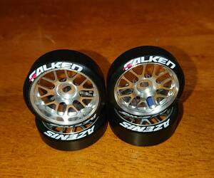 ミニッツ AWD 大径アルミホイール 22mm ドリフトタイヤ FALKEN 蚊車