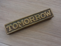 ヴィンテージ★TODAY TOMORROW★BRASS 真鍮製 ペーパーウェイト オブジェ 金属 置物_画像4