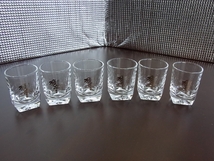 SUNTORY サントリー 響 ひびき☆ショットグラス 6個まとめて☆ウィスキーグラス★SUNTORY HIBIKI WHISKY Shot glass_画像2