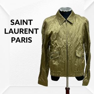 SAINT LAURENT PARIS солнечный rolan Париж хлопок искусственный шелк атлас teti жакет мужской 637524 Y1C17