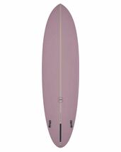 スーパーセール！新品！未使用！ALOHA EZ MID PU CLEAR 6’6” 38.94L ラベンダーシングル&スタビ　_画像2