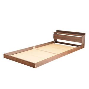 Coroa floor bed single 99033_DB_F dark brown [ frame only ]
