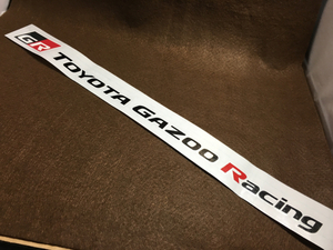 GR TOYOTA GAZOO Racing切り文字ステッカー　20cm　2枚