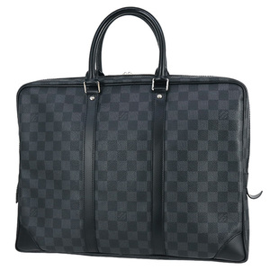 ルイヴィトン LOUIS VUITTON ビジネスバッグ ブリーフケース メンズ N41125 PDV ダミエグラフィット 7682