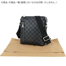 ルイヴィトン LOUIS VUITTON ショルダーバッグ メンズ N42418 ディスカバリーメッセンジャー BB ダミエアンフィニ 159333_画像9