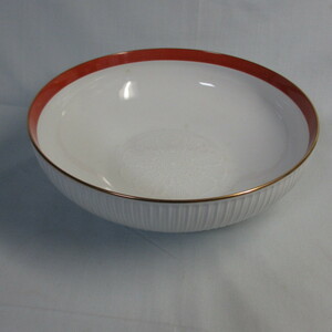  free shipping *rep42h[ Noritake * large bowl ]* white ground ...* flat pot *Noritake.