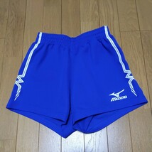 MCライン ミズノ バレーボール ゲームパンツ レディース Mサイズ ブルー 青 ショートパンツ 短パン 股下約10cm MIZUNO 送料無料 匿名配送_画像1