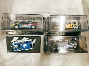 【06】未開封品 Ford Focus RS WRC / Ford Fiesta S2000 / Audi Sport Quattro E2 ディアゴスティーニ ラリーカー コレクション