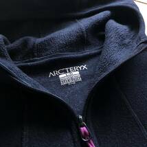 USA古着 ARC’TERYX アークテリクス フリース ジップアップ パーカー レディース サイズ L アウトドア キャンプ 登山 防寒 保温 J3008_画像4