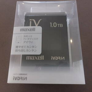 送料の説明よくお読み下さい　未開封　M-VDRS　1TB　マクセル　ブラック　IVDR-S　アイヴィ