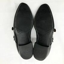 REGAL リーガル GORE-TEX ダブルモンクストラップ レザー 革靴 ビジネスシューズ ゴアテックス ブラック 黒 25.0cm 紳士_画像8