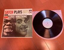 【SATCH PLAYS FATS - Tribute the Immortal Fats Waller by LOUIS ARMSTRONG and his All-Stars】LP-50’s JAZZ VOCAL DIXIELAND SWING_画像2