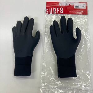 23-24 新品 正規 SURF8 サーフィン グローブ XL 3mm スムース ラバー SMOOTH RUBBER GLOVES サーフ エイト 冬 手袋 ウェットスーツ 83F2X8