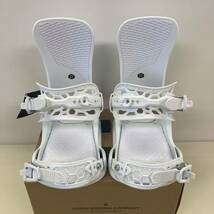 23-24 正規 新品 UNION JULIET ビンディング WOMENS S ホワイト スノーボード SNOWBOARD BINDING ユニオン ジュリエット レディース WHITE_画像2