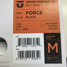 23-24 正規品 新品 UNION FORCE ビンディング MENS M サイズ ブラック スノーボード SNOWBOARD BINDING ユニオン フォース メンズ BLACK 黒_画像9