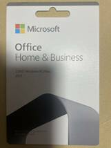 未使用　POSAカード版 Microsoft office Home&Business 2021 windows/mac_画像1