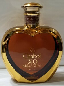 ★綺麗です!!★Chabot シャボー XO アルマニャック ブランデー ハート ボトル ゴールド 金 500ml 40%