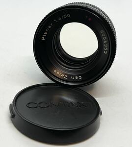 良品 CONTAX コンタックス Carl Zeiss Planar 1.4/50 T 単焦点レンズ【TYS132】