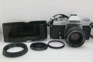 KONICA AUTOREFLEX T3 フイルムカメラ KONICA HEXANON AR 50mm F1.7　フイルター、フード付き 【ANK005】