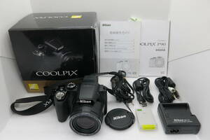 NIKON COOLPIX P90 デジタルカメラ 24x OPICAL ZOOM MEDVR 1:2.8-5.0 4.6-110.4mm 【ANF040】 