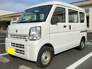 ★H29 エブリイ　車検長い8年1月まで!!　7万キロ台　修復歴なし　2nd発進!!　ETC!!　ナビTV　機関良好です★