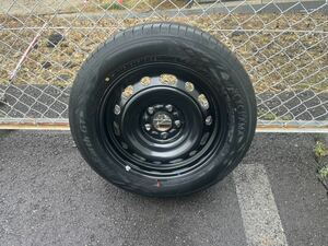 未使用　マツダ純正　16x6.5J　スチールホイール 新品タイヤ　ヨコハマ　205/60R16 BluEarth GT 2023年　マツダ3 CX-3 CX-5 MAZDA3 MAZDA