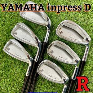 YAMAHA ヤマハ inpress D インプレス アイアン 6本セット（5-9.P）TX-505i オリジナルカーボン（R） 管:1230