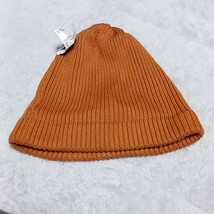 ロトト rototo コットンニットキャップ ビーニー オレンジ ニット帽 ニットキャップ_画像2