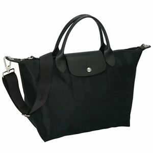 【新品】ロンシャン LONGCHAMP ル　プリアージュ　ネオ　2wayバッグM ブラック