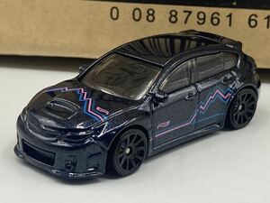 即決有★HW hotwheels ホットウィール スバル SUBARU WRX STI インプレッサ 紺★ミニカー ルース