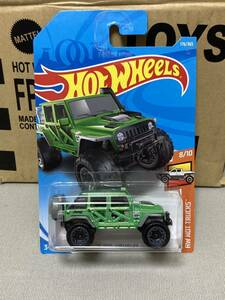 即決有★HW hotwheels ホットウィール '17 JEEP WRANGLER ジープ ラングラー グリーン 緑★ミニカー 数量4