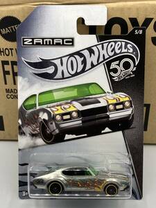 即決有★HW hotwheels ホットウィール '68 OLDS 442 ZAMAC 50TH ザマック★ミニカー