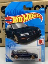 即決有★HW hotwheels ホットウィール ’98 SUBARU IMPREZA 22B STI-VERSION スバル インプレッサ ネイビー★ミニカー_画像1