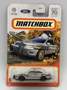 即決有★マッチボックス MATCHBOX FORD POLICE INTERCEPTOR フォード ポリス インターセプター パトカー シルバー 銀★ミニカー