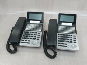 ΩZZC 1241 o 保証有 ET-36iE-SD(B)2 日立 iE 36ボタン電話機 綺麗目 2台セット・祝10000！取引突破！
