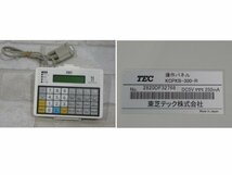 Ω 新DK3 0377♪ 保証有 TEC【 KCP-300 】+【 KCPWLN-200-1-R 】+【KCPKB-300-R】東芝テック 無線オーダーシステム_画像9