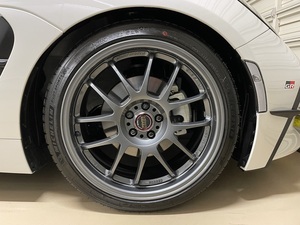 RAYS INGS コラボ TS06 鍛造 18×8J＋38 5H PCD100 ガンメタ GR86使用 新品同様 4本