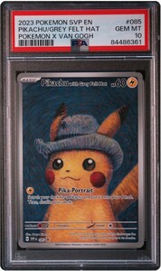 1円出品 PSA10 ポケモンカード 英語版 プロモ ゴッホピカチュウ Pikachu with Grey Felt Hat